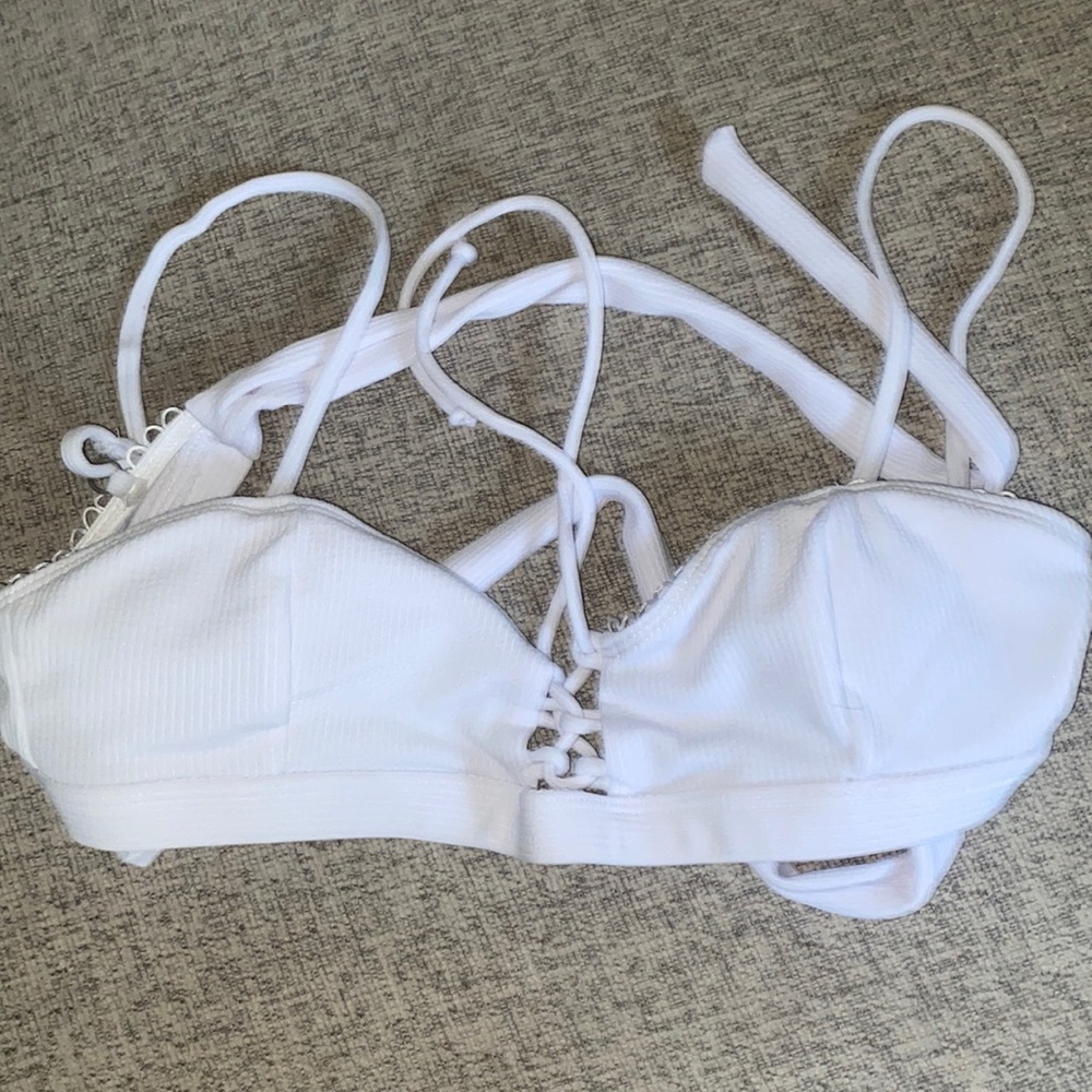 WHITE BIKINI TOP
